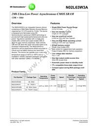 N02L63W3AT25IT Datasheet Cover