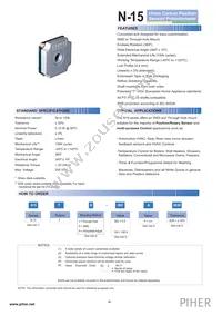 N15TS-103A3030 Datasheet Cover