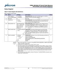 N25Q016A11ESCA0F TR Datasheet Page 20