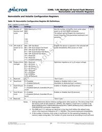 N25Q032A11EF440F TR Datasheet Page 21