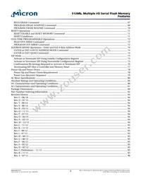 N25Q512A83G12H0F TR Datasheet Page 3