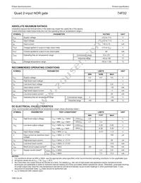N74F02D Datasheet Page 3