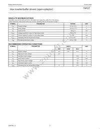 N74F07N Datasheet Page 5