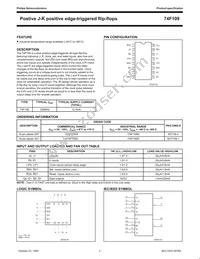 N74F109N Datasheet Page 3