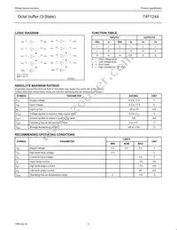 N74F1244D Datasheet Page 3