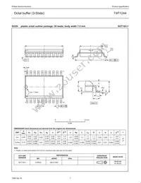 N74F1244D Datasheet Page 7