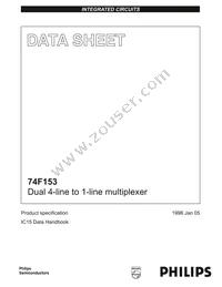 N74F153N Datasheet Cover