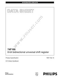 N74F166D Datasheet Cover