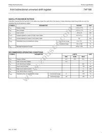 N74F166D Datasheet Page 5
