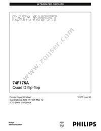 N74F175AN Datasheet Cover