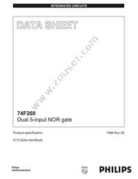 N74F260N Datasheet Cover