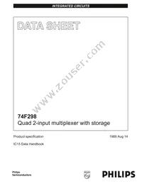 N74F298D Datasheet Cover