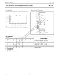 N74F299D Datasheet Page 3