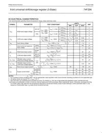 N74F299D Datasheet Page 6