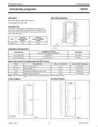 N74F521N Datasheet Page 2
