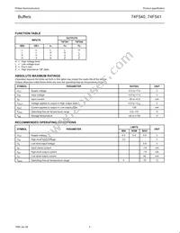 N74F540D Datasheet Page 4