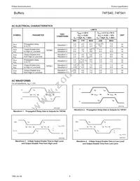 N74F540D Datasheet Page 6