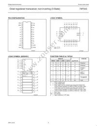 N74F543N Datasheet Page 3
