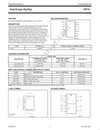N74F74D Datasheet Page 3