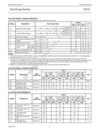 N74F74D Datasheet Page 5