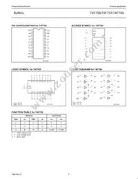 N74F757D Datasheet Page 5