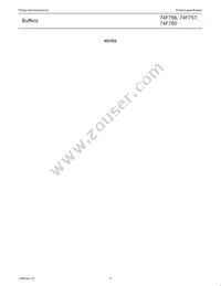 N74F757D Datasheet Page 11