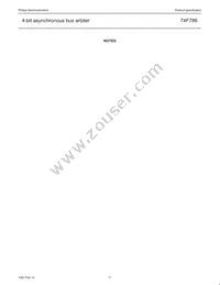 N74F786D Datasheet Page 11