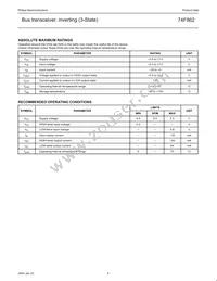 N74F862D Datasheet Page 4