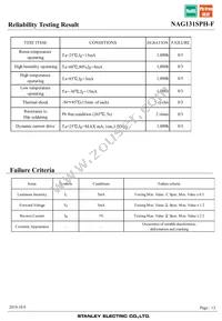 NAG131SPH-F Datasheet Page 13