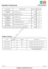 NAG161PH-F Datasheet Page 13
