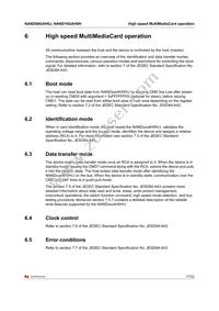 NAND08GAH0JZC5E Datasheet Page 17