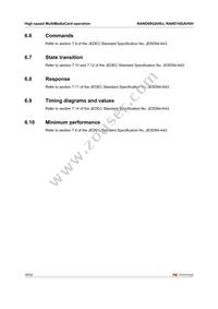 NAND08GAH0JZC5E Datasheet Page 18