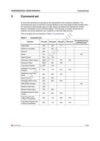 NAND08GW3D2AN6E Datasheet Page 17