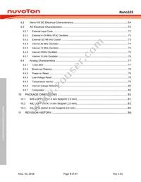 NANO103SD3AN Datasheet Page 4