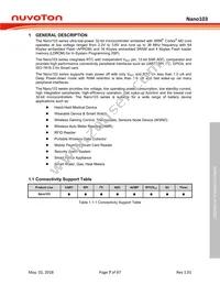 NANO103SD3AN Datasheet Page 7