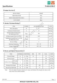 NAR141SH-F Datasheet Page 3