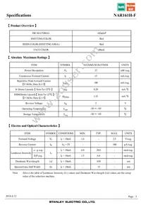 NAR161H-F Datasheet Page 3