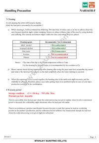 NAR161H-F Datasheet Page 8