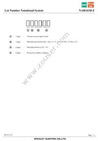 NAR161H-F Datasheet Page 11
