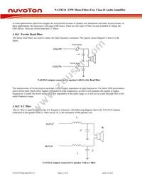 NAU8214YG Datasheet Page 21