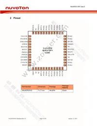 NAU83P20YG Datasheet Page 3