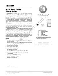 NB2304AC2DR2G Datasheet Cover