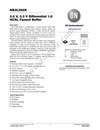 NB3L202KMNTXG Datasheet Cover