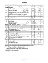 NB3L204KMNTXG Datasheet Page 5