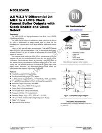 NB3L8543SDTG Datasheet Cover