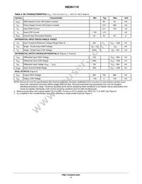 NB3N111KMNR4G Datasheet Page 4