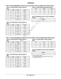 NB3N65027DTG Datasheet Page 3