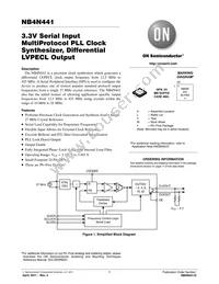 NB4N441MNR2G Datasheet Cover