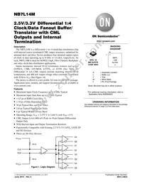 NB7L14MMNR2G Datasheet Cover