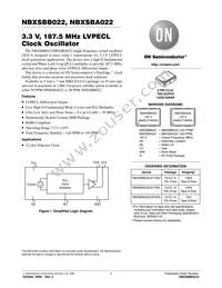 NBXSBA022LN1TAG Datasheet Cover